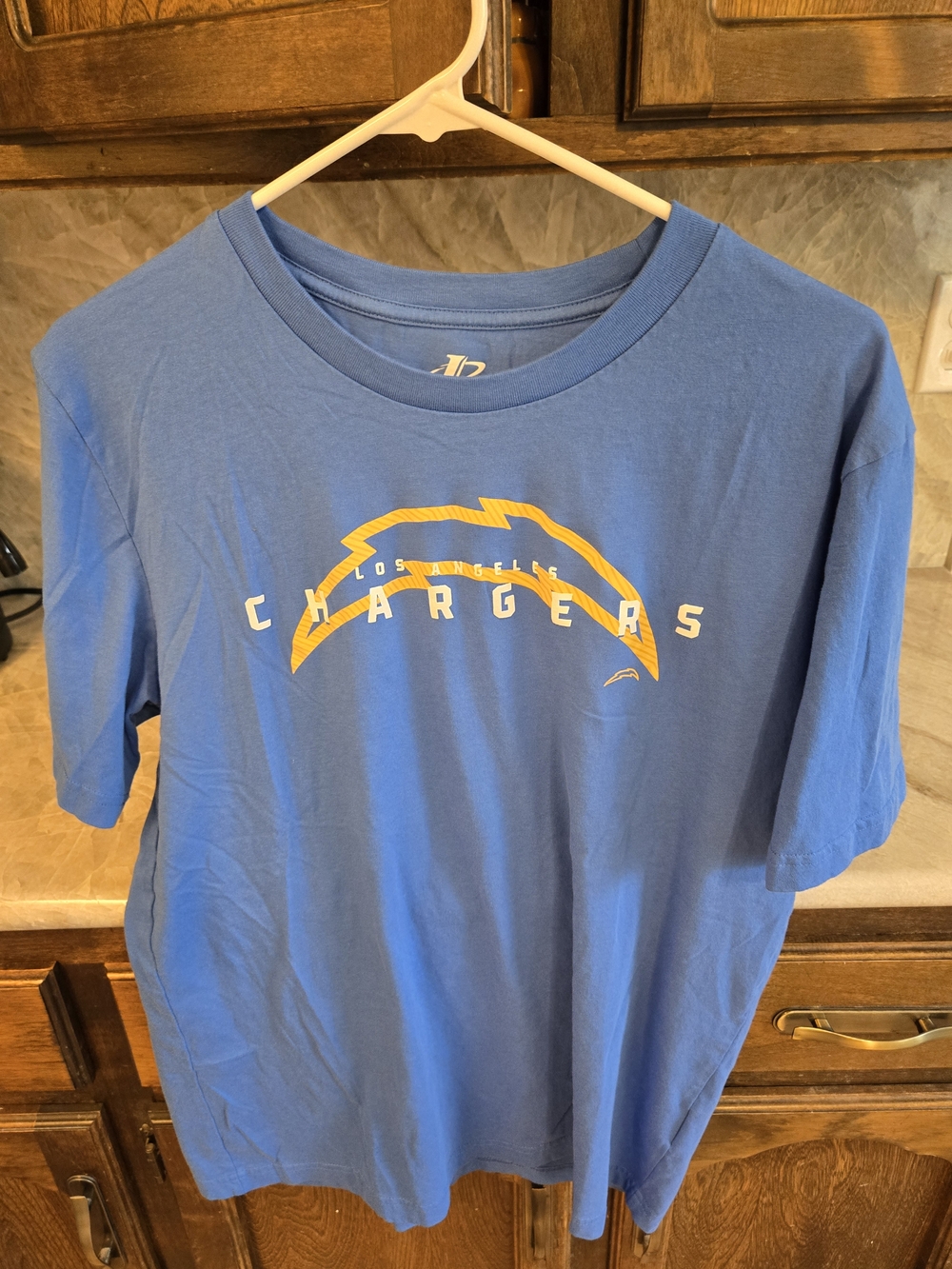 Logo Athletic Los Angeles Chargers Blue T-Shirt with Yellow Logo